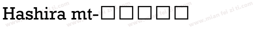Hashira mt字体转换